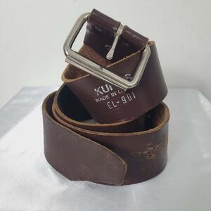 Vintage Kuny's Made In Canada Brown Leather Belt